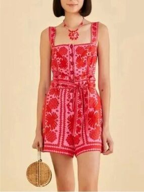 FARM Rio Jungle Scarf Romper